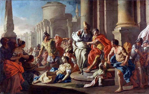  Francesco De Mura The Death of Virginia - Hand Painted Oil Painting