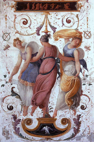  Francesco Hayez Wall Decoration (detail) - Hand Painted Oil Painting