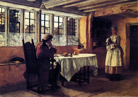  Francis David Millet At the Inn - Hand Painted Oil Painting