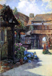  Francis Hopkinson Smith Courtyard Scene, Inn of William the Conqueror - Hand Painted Oil Painting