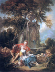  Francois Boucher An Autumn Pastoral - Hand Painted Oil Painting