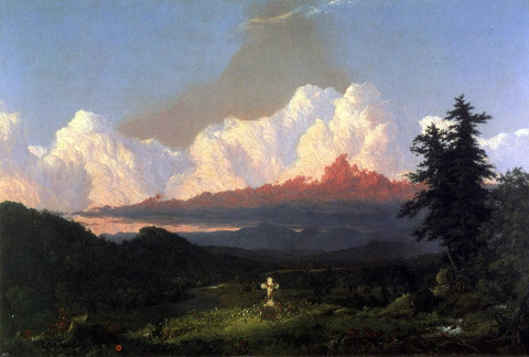 Frederic Edwin Church To the Memory of Cole - Hand Painted Oil Painting