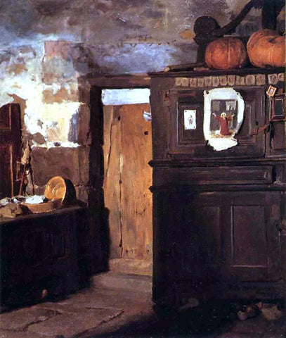  Frederick Arthur Bridgeman Cottage Interior - Hand Painted Oil Painting