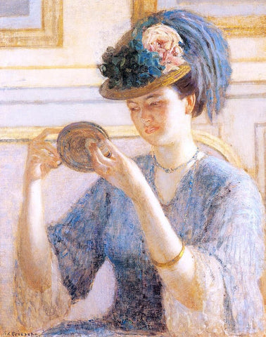  Frederick Carl Frieseke Reflections - Hand Painted Oil Painting