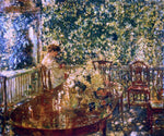  Frederick Childe Hassam A Summer Porch at Mr. and Mrs. C.E.S. Wood's - Hand Painted Oil Painting