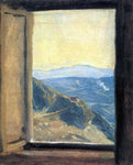  Friedrich Wasmann View from a Window - Hand Painted Oil Painting