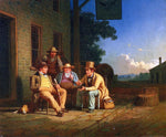  George Caleb Bingham Canvassing for a Vote - Hand Painted Oil Painting