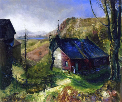  George Wesley Bellows Mountain Farm - Hand Painted Oil Painting