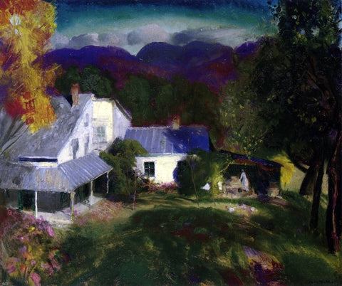 George Wesley Bellows Mountain House - Hand Painted Oil Painting