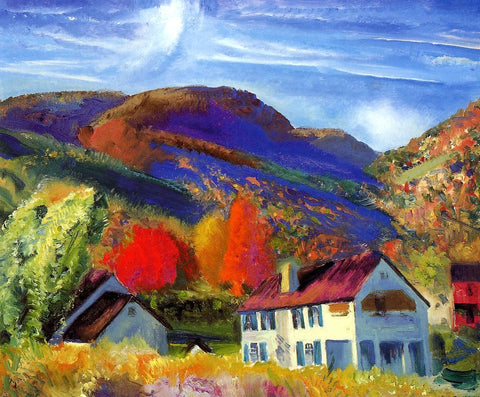  George Wesley Bellows My House, Woodstock - Hand Painted Oil Painting