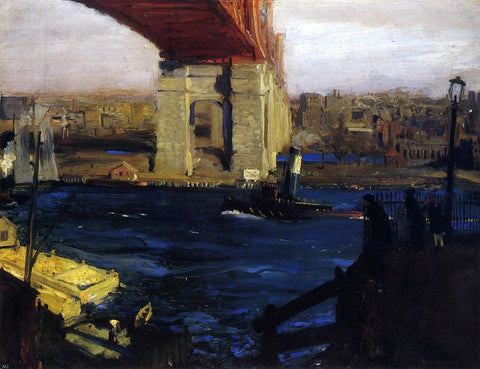  George Wesley Bellows The Bridge, Blackwell's Island - Hand Painted Oil Painting