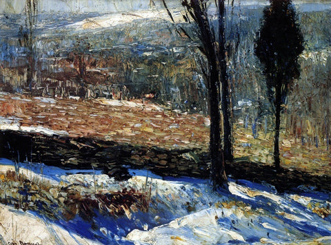  George Wesley Bellows The Stone Fence - Hand Painted Oil Painting