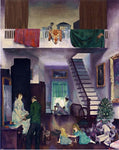  George Wesley Bellows A Studio - Hand Painted Oil Painting
