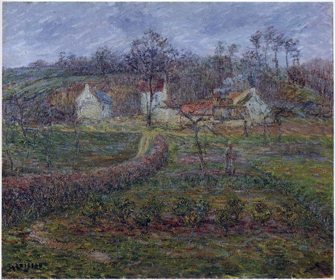  Gustave Loiseau Landscape in a Valley - Hand Painted Oil Painting