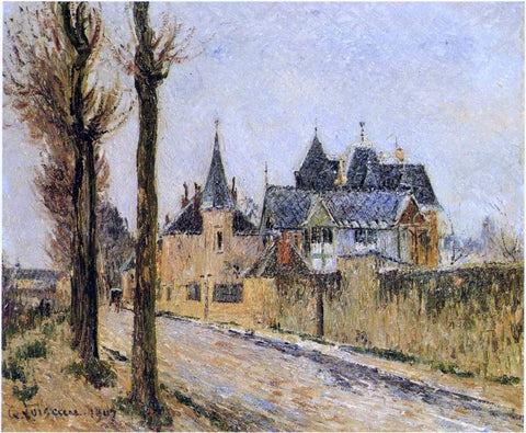  Gustave Loiseau Pothius Quay in Pontoise - Hand Painted Oil Painting