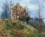  Gustave Loiseau Red House near Port Marly - Hand Painted Oil Painting