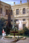  Hans Von Marees Courtyard with the Grotto in the Munich Royal Residence - Hand Painted Oil Painting