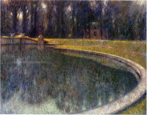  Henri Le Sidaner Fountain of Neptune in Versailles - Hand Painted Oil Painting