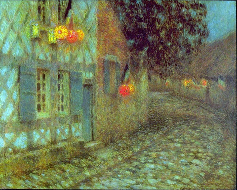  Henri Le Sidaner Fourteenth of July - Hand Painted Oil Painting