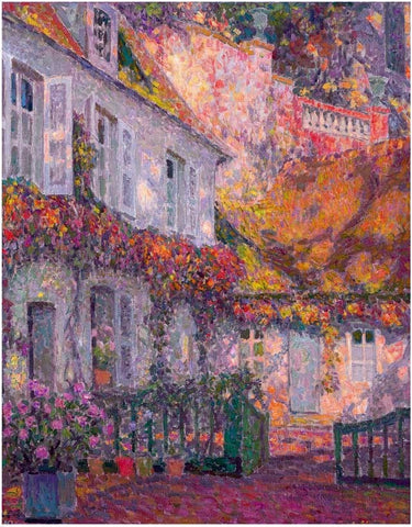  Henri Le Sidaner A Mansion in the Afternoon - Hand Painted Oil Painting