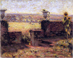  Henri Le Sidaner A Terrace in Gerberoy - Hand Painted Oil Painting