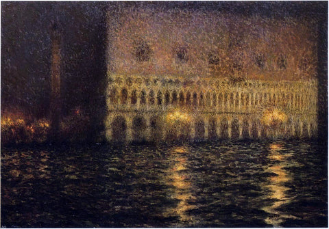  Henri Le Sidaner The Ducal Palace - Hand Painted Oil Painting