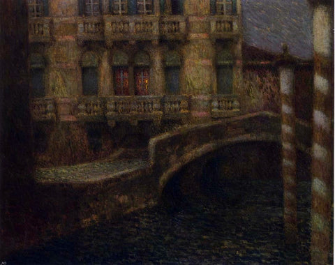  Henri Le Sidaner The Gray Palace - Hand Painted Oil Painting
