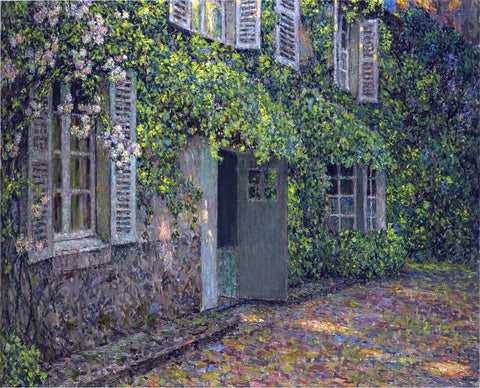  Henri Le Sidaner The House in Summer - Hand Painted Oil Painting