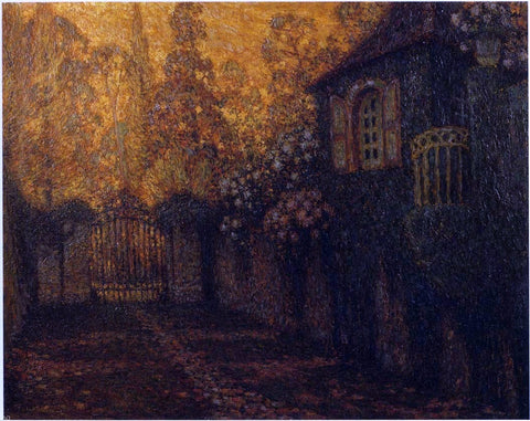 Henri Le Sidaner The Pavillion and the Alley - Hand Painted Oil Painting