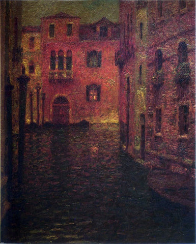  Henri Le Sidaner The Red Palace - Hand Painted Oil Painting