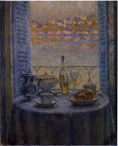  Henri Le Sidaner The Round Table - Hand Painted Oil Painting