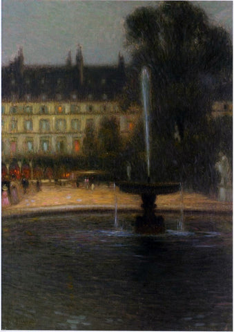  Henri Le Sidaner The Tuileries - Hand Painted Oil Painting