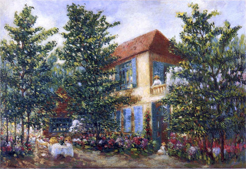  Henri Lebasque After Midday in the Garden (also known as Apres midi d ete au jardin) - Hand Painted Oil Painting