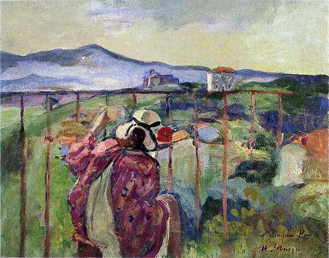  Henri Lebasque On the Balcony - Hand Painted Oil Painting