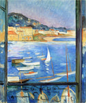  Henri Lebasque A Window Overlooking the Port - Hand Painted Oil Painting