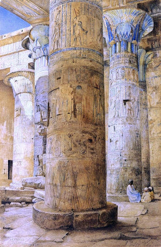  Henry Roderick Newman Hall of Columns, Philae - Hand Painted Oil Painting