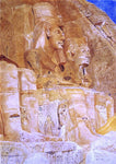  Henry Roderick Newman The Third and Fourth Figures at Abu Simbel - Hand Painted Oil Painting