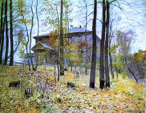  Isaac Ilich Levitan Autumn. The Manor - Hand Painted Oil Painting