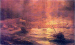 Ivan Constantinovich Aivazovsky The Ruins of Pompei - Hand Painted Oil Painting