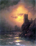  Ivan Constantinovich Aivazovsky Tower, Shipwreck - Hand Painted Oil Painting