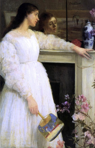  James McNeill Whistler Symphony in White, No. 2: The Little White Girl - Hand Painted Oil Painting