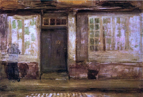  James McNeill Whistler The Priest's Lodging, Dieppe - Hand Painted Oil Painting