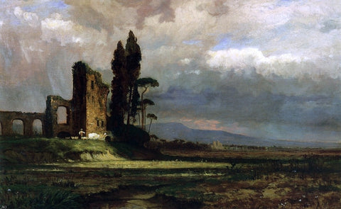  James Renwick Brevoort The Ruins of Tuscany - Hand Painted Oil Painting