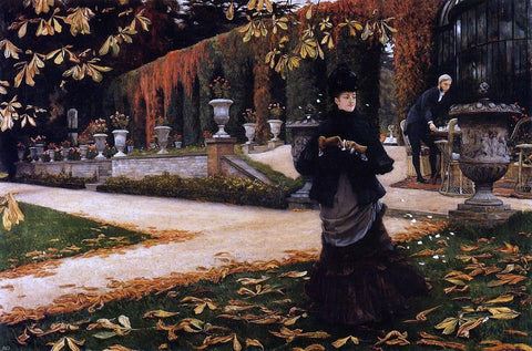  James Tissot The Letter - Hand Painted Oil Painting