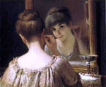  James Wells Champney The Coquette - Hand Painted Oil Painting