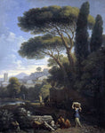  Jan Frans Van Bloemen Landscape with a Fountain - Hand Painted Oil Painting