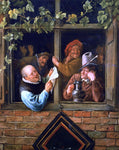  Jan Steen Rhetoricians at at Window - Hand Painted Oil Painting