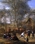  Jan Steen Skittle Players outside an Inn - Hand Painted Oil Painting