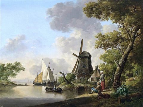  Jan Van Os Summer Landscape - Hand Painted Oil Painting
