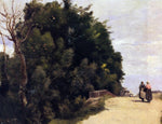  Jean-Baptiste-Camille Corot The Little Bridge at Mantes - Hand Painted Oil Painting